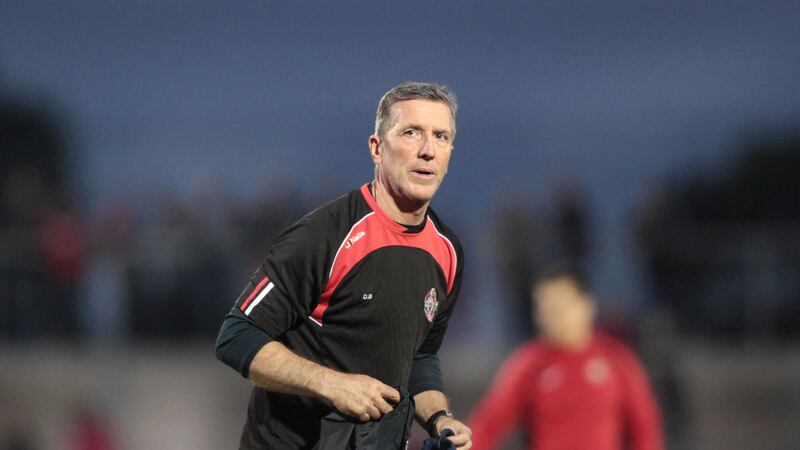New Derry manager Damien Barton &nbsp;