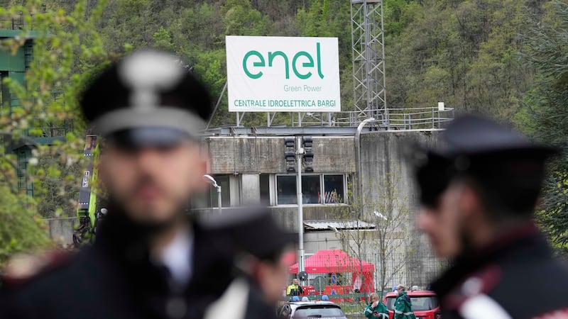 The explosion happened at a hydroelectric plant close to the city of Bologna (Antonio Calanni/AP)