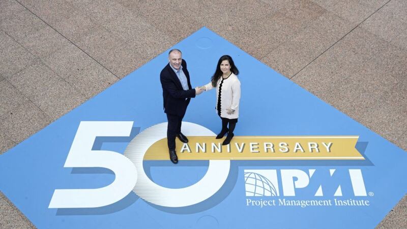 Co-chairs of the PMI Brexit Cross Border Working Group, Peter Glynne and Ariadna Groberio 