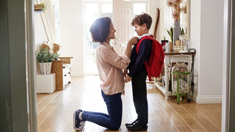 The first day of school can be stressful for both parents and children 
