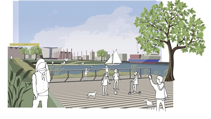Those behind the promenade plan said it&#39;s a generational opportunity to reshape Belfast&rsquo;s relationship with its waterfront and maximise the area&rsquo;s potential to provide economic and social benefits. 