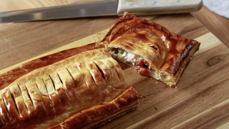 Vegetable sausage roll from James Street Cookery School 