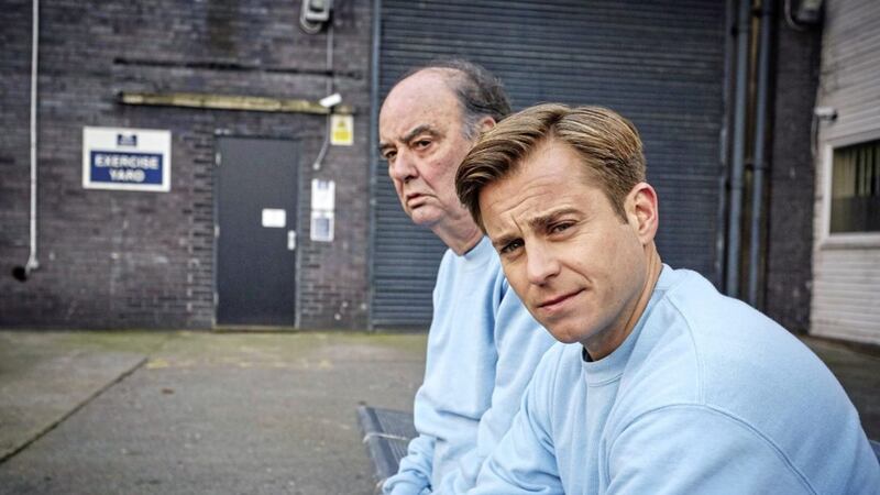 Kevin Bishop and Dave Hill in the upcoming new version of Porridge 