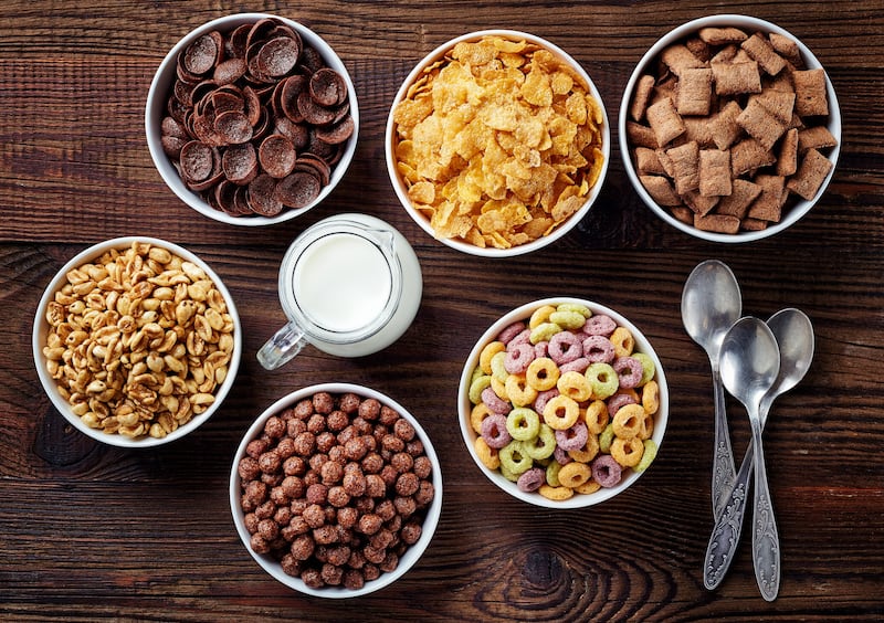 Breakfast cereals are one of the worst offenders for high sugar content