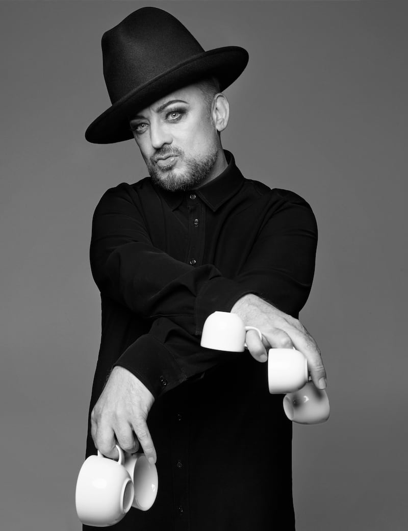 Boy George has been photographed by Rankin 