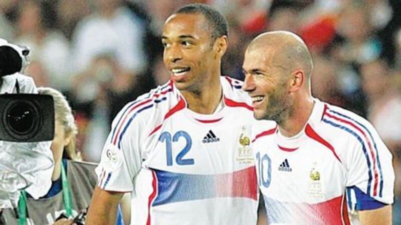 Zinedine Zidane's brace helped France to their first World Cup in July 1998&nbsp;&nbsp;