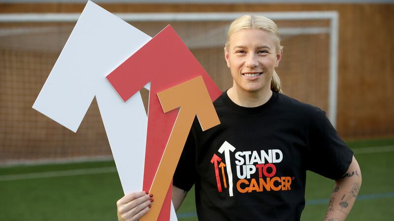 Bethany England told how her family has been impacted by cancer (Cancer Research UK)