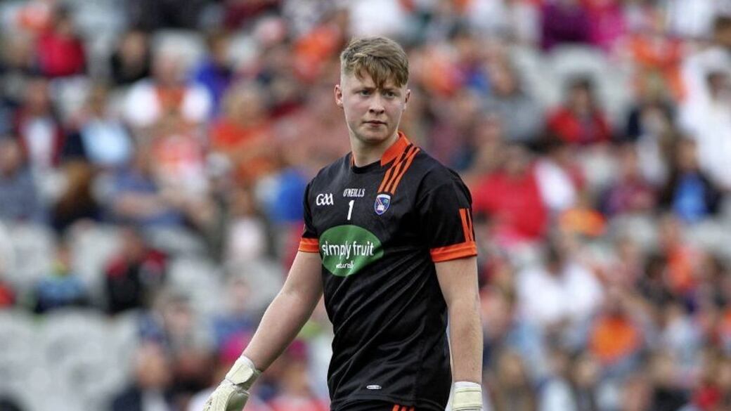 Goalkeeper Blaine Hughes is aiming to return to the Armagh senior set-up. Picture by Seamus Loughran.