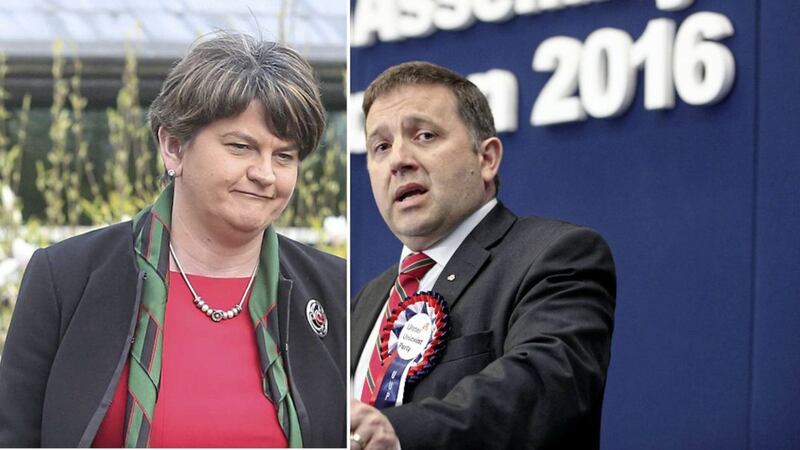 The DUP&#39;s Arlene Foster and the UUP&#39;s Robin Swann 