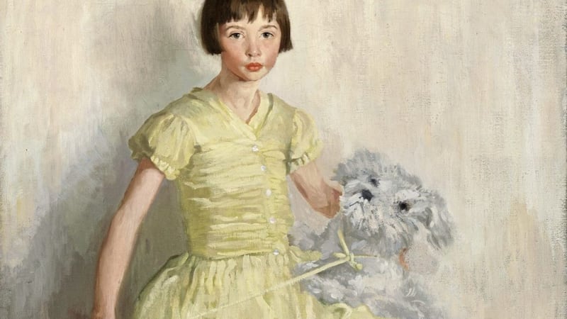 A portrait of Ann Clarke, the artist&rsquo;s daughter, later Mrs Bourke, by Margaret Clarke, on show at FE McWilliam Gallery &amp; Studio, Banbridge from Saturday 