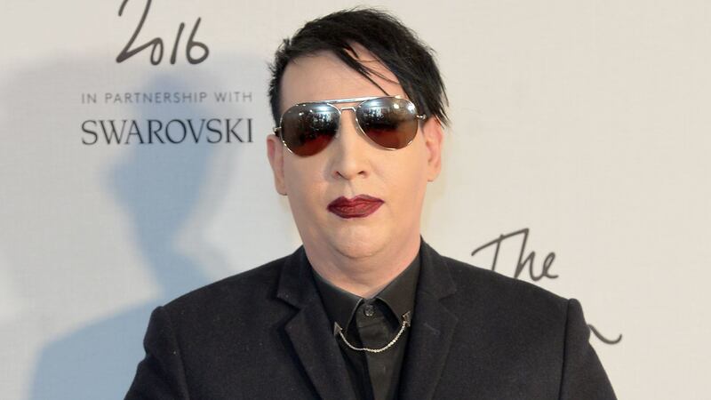 Manson allegedly spat on a videographer in 2019.