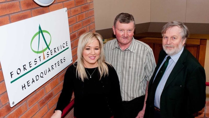 The former Agriculture Minister Michelle O&#39;Neill officially opened the new headquarters of the Forest Service in Enniskillen in February. The move from Belfast cost more than &pound;500,000. Picture by Andrew Towe, Parkway Photography 