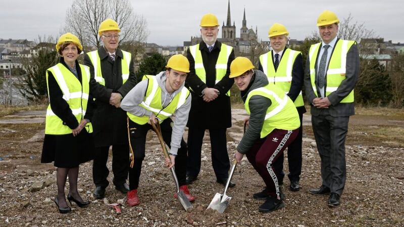 The first sod has been cut on the site of the new &pound;29 million Erne Campus of South West College 