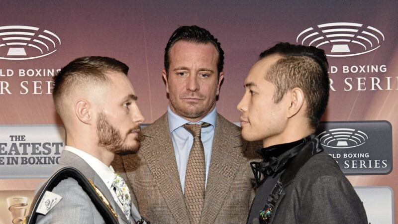 Ryan Burnett and Nonito Donaire came face to face during yesterday&#39;s press conference in Glasgow, ahead of Saturday night&#39;s fight at the SSE Hydro 