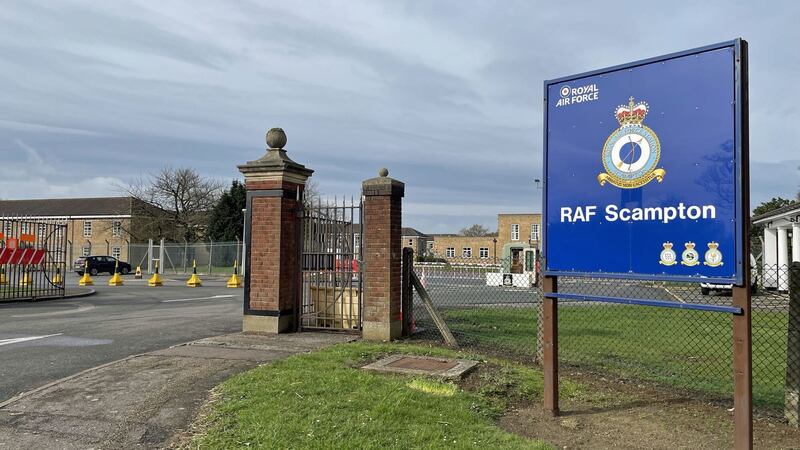 RAF Scampton in Lincolnshire, which once formed part of one of England’s most famous RAF bases (Callum Parke/PA)