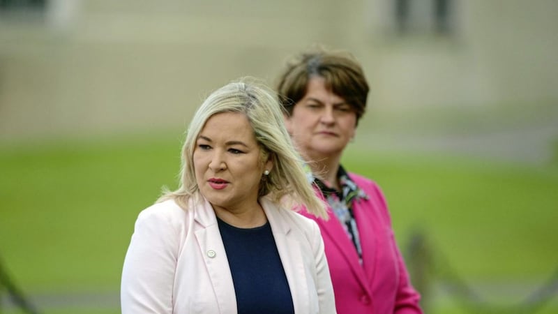 Deputy First Minister Michelle O&#39;Neill at the British Irish Council Summit at Lough Erne Resort, Co Fermanagh. Picture: Ronan McGrade/Pacemaker Press. 