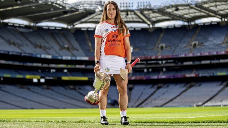 Armagh captain Ciara Donnelly at the launch of the All-Ireland Premier Junior Championship at Croke Park 