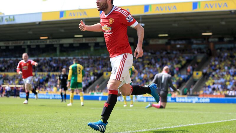 Juan Mata scored the winner for Manchester United against Norwich last Saturday<br />Picture by PA&nbsp;