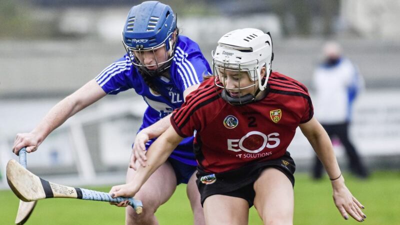 Caitriona Caldwell&#39;s marking job on Wexford attacking star Katrina Parrock played a big part in Down&#39;s victory in the sides&#39; Division Two semi-final Picture: Brendan Monaghan 