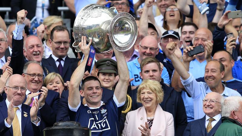 <span style="font-family: Arial, sans-serif; ">Dublin captain Stephen Cluxton won his sixth All-Ireland on Sunday - will he collect his sixth Allstar this year?<br />Picture Philip Walsh</span>
