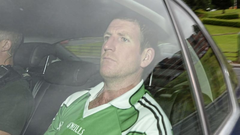 Brian Carron appears at Dungannon Court in June. Picture by Pacemaker. 