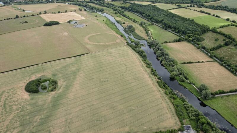Three henges along the River Boyne which are believed to date back to the late Neolithic period. Picture by National Monuments Service 