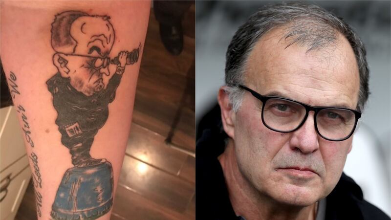 Danny Binks says the tattoo reminds him of things that ‘saved his life’.