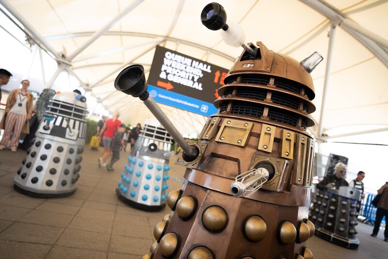 Daleks during MCM Comic Con at the ExCel London in May