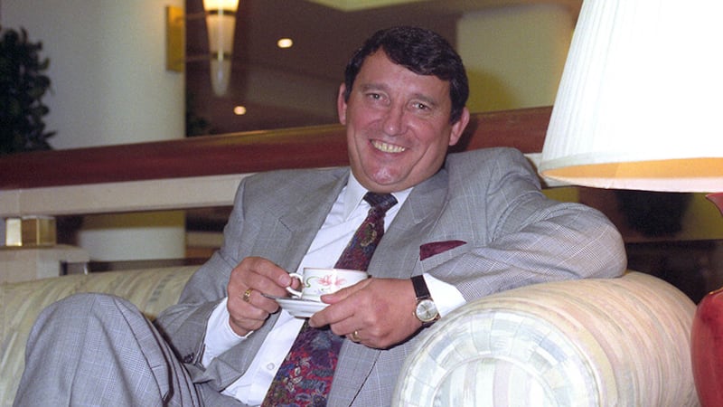 File photo dated 18-02-1993 of England manager Graham Taylor relaxing during a post-match news conference at the Metropole Hotelin London after England beat San Marino 6-0 at Wembley in a World Cup Qualifier&nbsp;