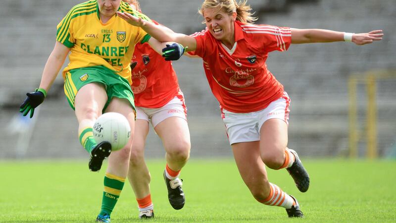 Donegal's Geraldine McLaughlin can cap off a memorable year with an Allstar award in Dublin on Saturday night &nbsp;