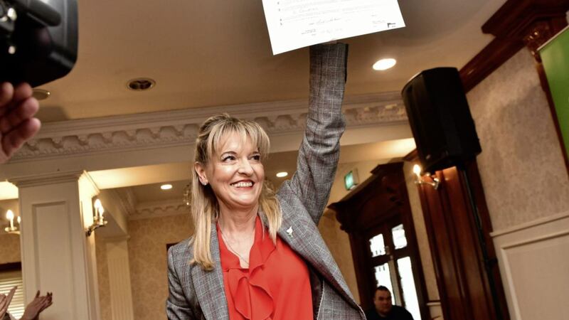 Sinn F&eacute;in&#39;s Martina Anderson after being selected on Saturday to contest next month&#39;s European election. Picture by Colm Lenaghan/Pacemaker Press 