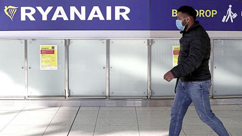Ryanair has blamed the Irish and EU governments as it announces further cuts to its flights in October. Picture: Brian Lawless/PA Wire. 