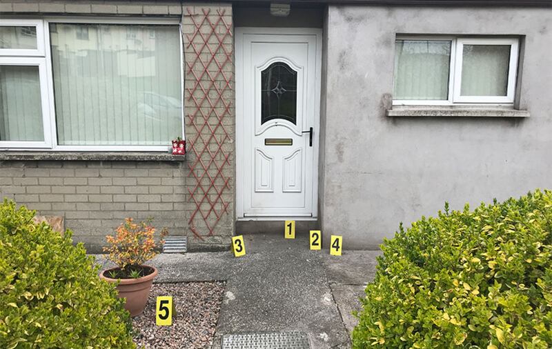Two pipe bombs exploded at the front of a house on Windmill Avenue in Armagh city last night. Picture by Mal McCann