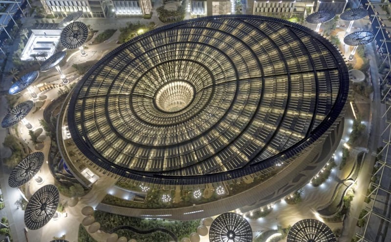 The Sustainability Pavilion at Expo 2020. Picture by PA Photo/Dany Eid 