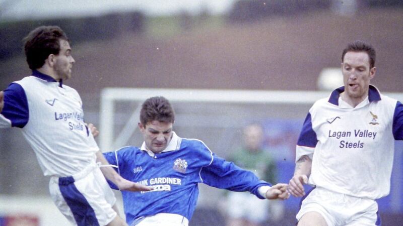 Former Irish League footballer Tony Scappaticci pictured in 1993 during his days at Glenavon. &#39;Scap&#39; was found dead at his home in Banbridge yesterday 