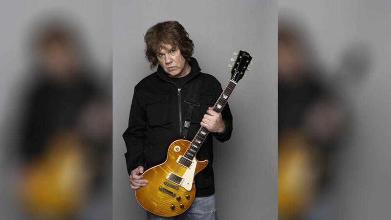 Guitars belonging to Irish rock musician Gary Moore have been sold at auction 