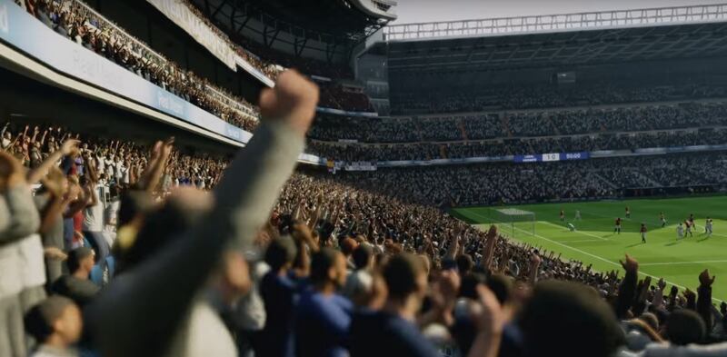 Crowds react in Fifa 18 
