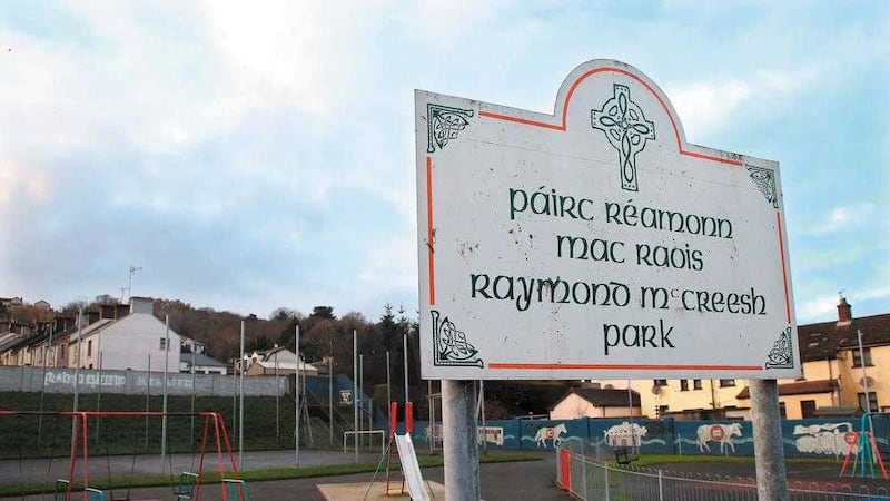 The children's play park in Newry that is named after Raymond McCreesh. Picture by Mal McCann&nbsp;