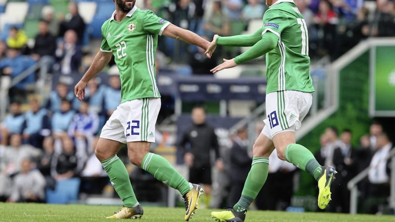 Will Grigg and Liam Boyce will both be hoping for Northern Ireland starts tonight against Israel after making impacts as subs on Saturday. 