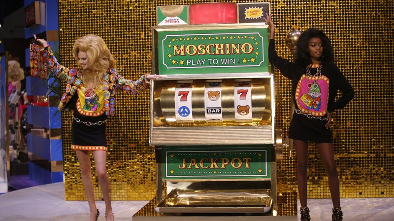 Creative director Jeremy Scott clearly took his cues from The Price Is Right.