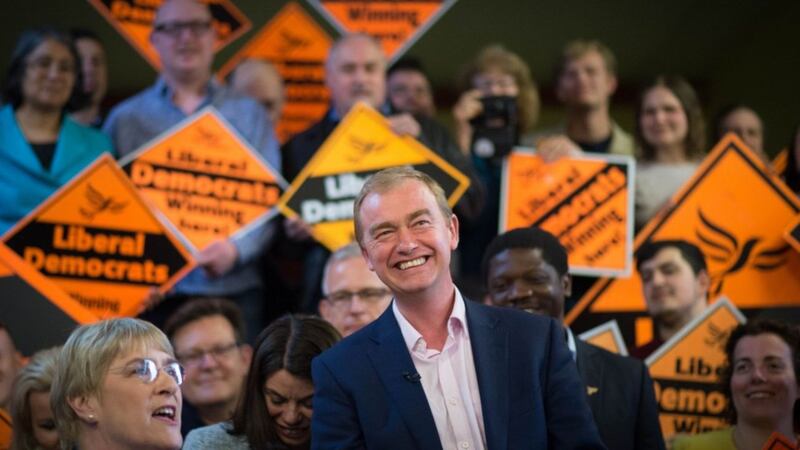Tim Farron was out campaigning in Vauxhall.