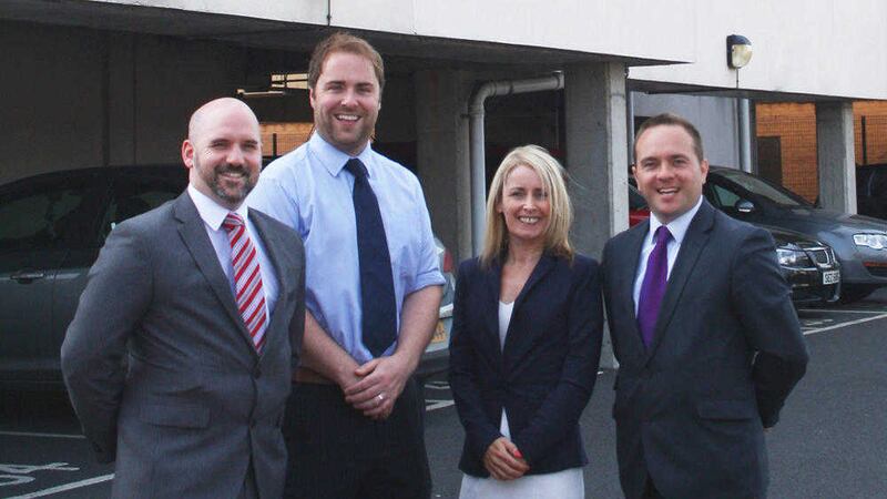 The Ortus Property Services Team at Boucher Business Studios &ndash; Sean Toal (manager) and property executives Chris Shaw, Noel Rooney and Mandy Copeland 