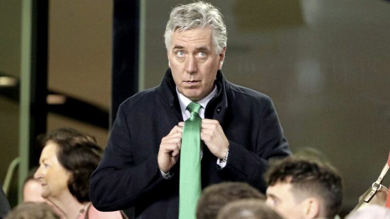 Former Chief Executive of the Football Association of Ireland John Delaney was under the spotlight for most in 2019 