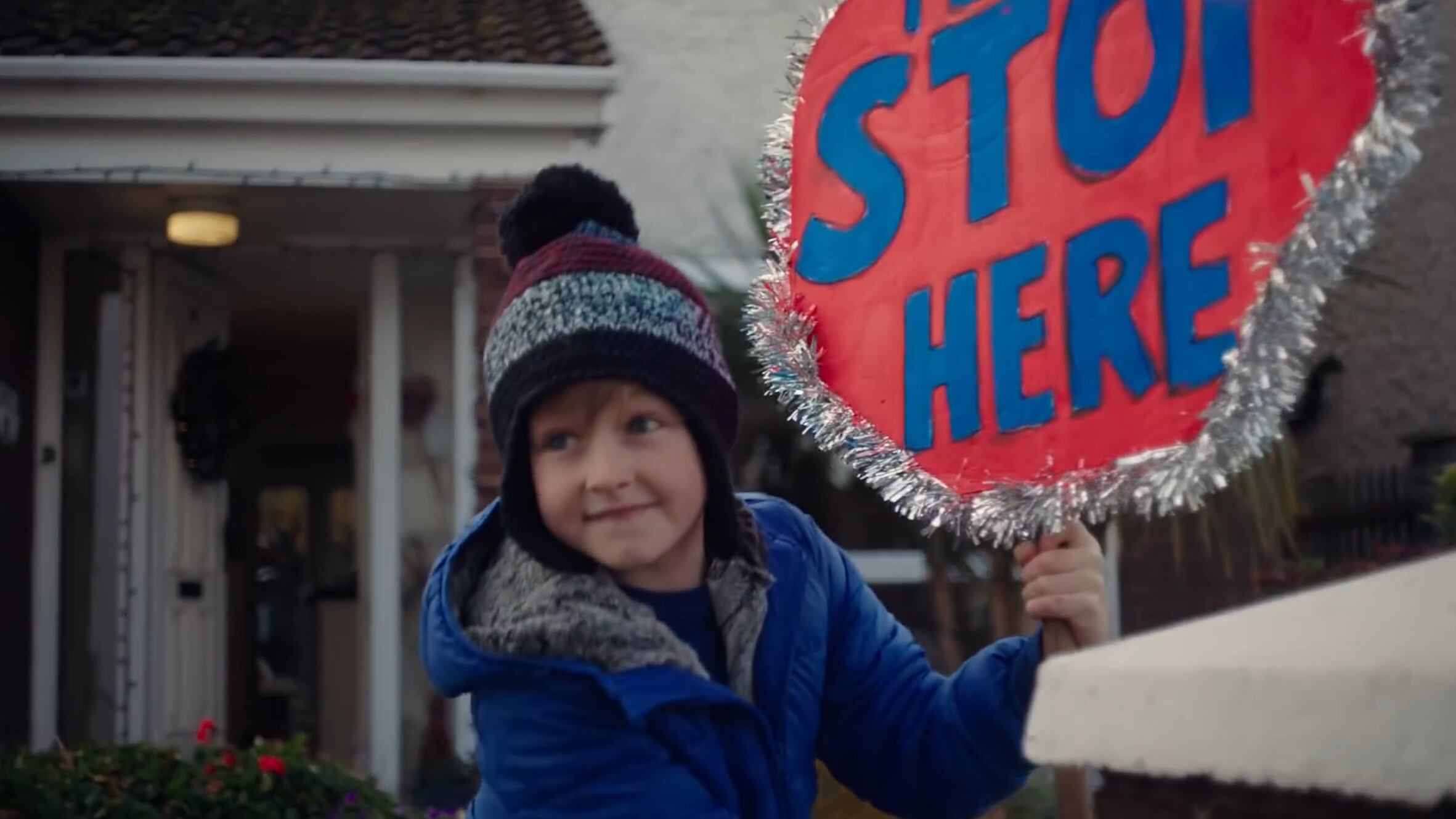 SuperValu’s commercial features a boy called Conor, who is awaiting a mysterious Christmas visitor.
