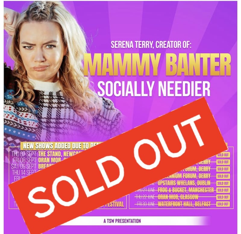 Mammy Banter's Socially Needier tour is already sold-out