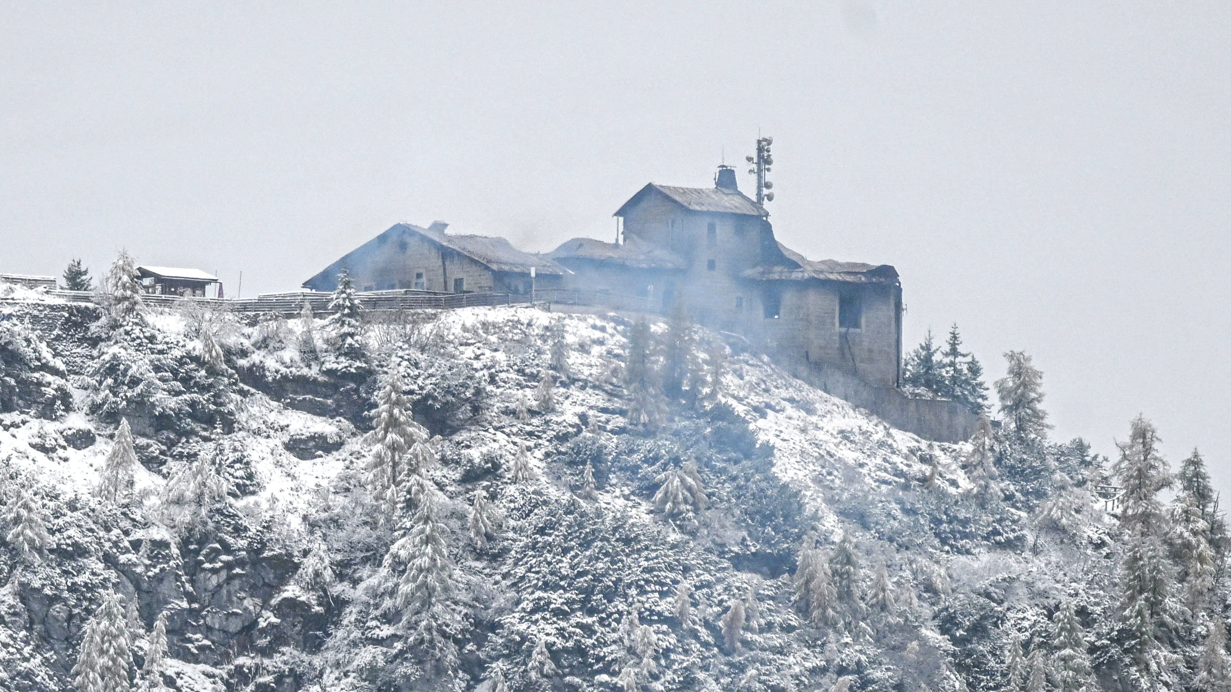 The building is located on a cliff (Bergerlebnis Berchtesgaden via AP)