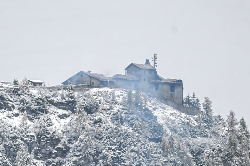 Fire devastates Eagle’s Nest Alpine retreat built for Hitler