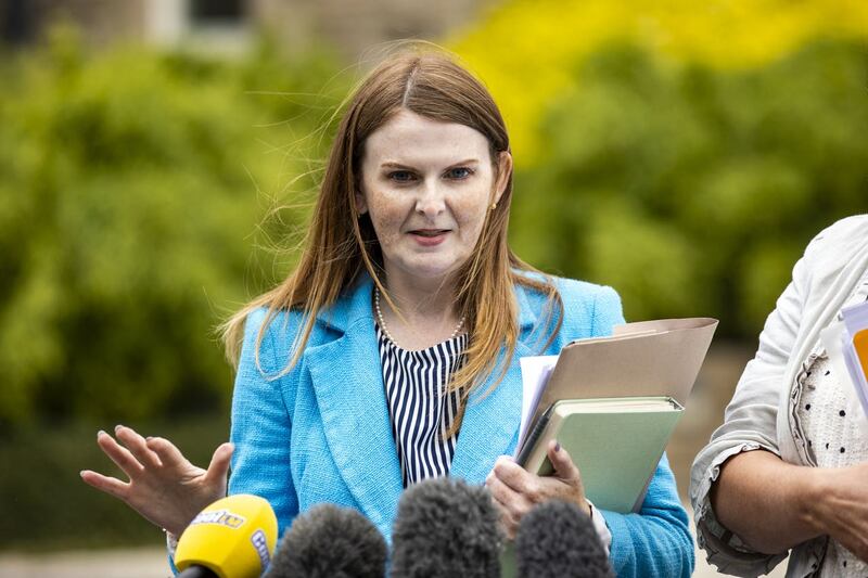 Sinn Fein’s Caoimhe Archibald met Laura Trott, chief secretary to the Treasury, on Wednesday