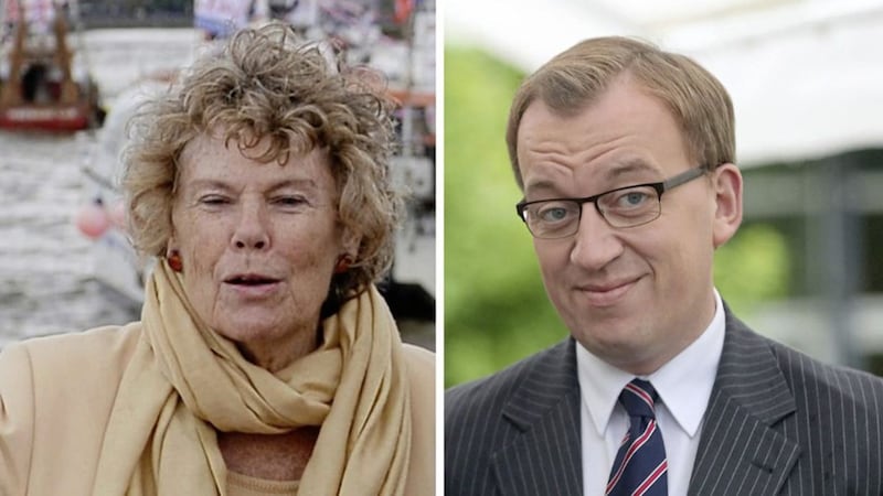 Labour MP Kate Hoey and DUP assembly member Christopher Stalford 
