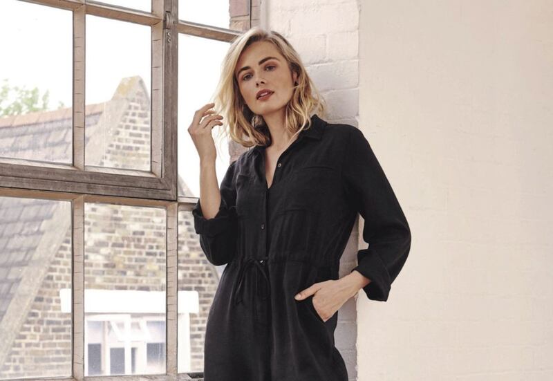 Fatface Black Jackie Shirt Jumpsuit, &pound;75, available from Fatface 